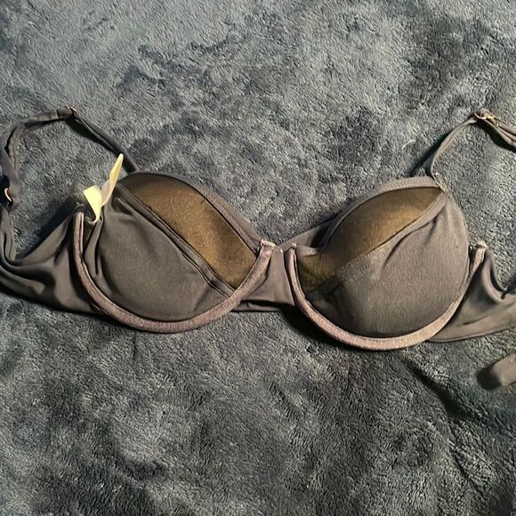 Anne Cole Signature Navy Bikini Top - Picture 3 of 4